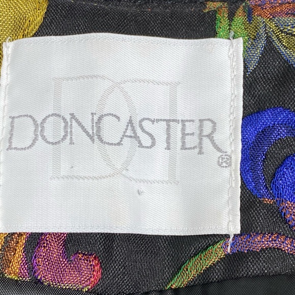 Doncaster Cropped Fitted Floral Blazer 12 Vintage - Picture 12 of 16